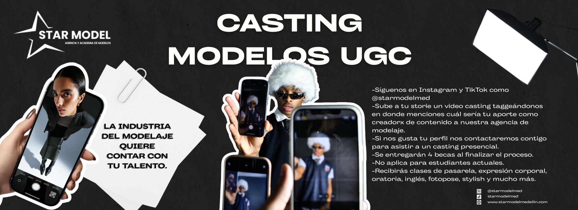 Banner publicitario Star Model