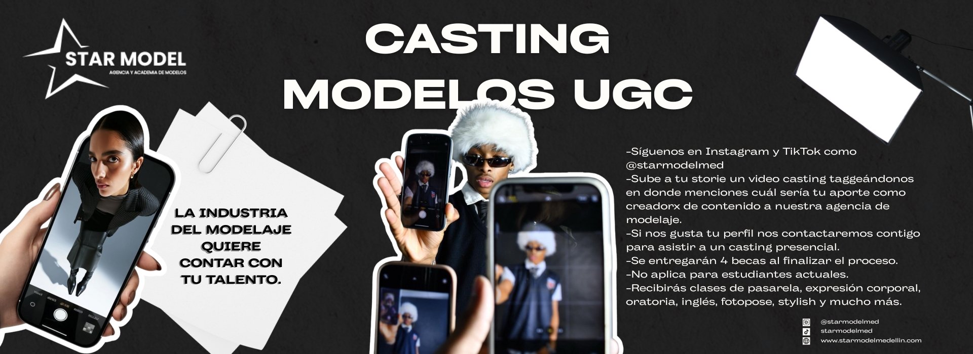 Banner publicitario Star Model